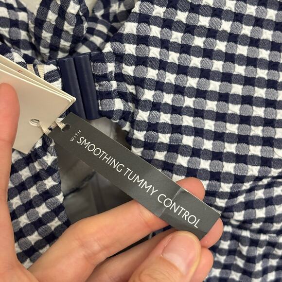 NWT Bravissimo Whitsunday One Piece Swimsuit in Gingham - Size 38D - Picture 6 of 9